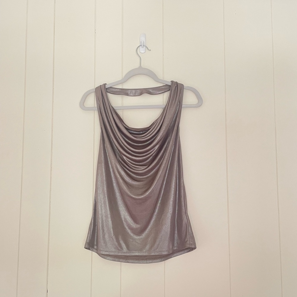 express halter scoop neck top